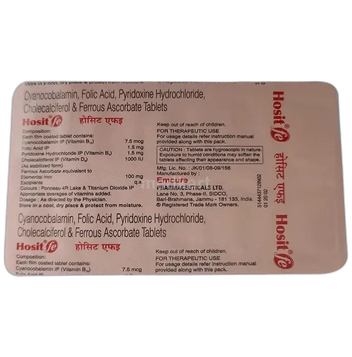 hosit fe tablet 10's